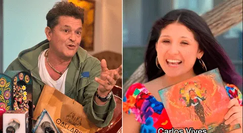 Carlos Vives reacciona al pedido de Milena Wharton de conocerlo en persona: “Vamos a hacer algo”