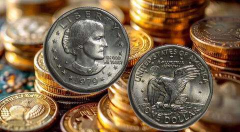 Moneda Susan B. Anthony: un tesoro de la numismática estadounidense valorado en US$11 mil