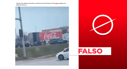 Policías no encontraron camión de Coca-Cola "lleno de niños" en Estados Unidos