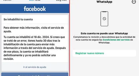 Bloqueo masivo de Facebook, WhatsApp e Instagram: ¿por qué Meta está suspendiendo miles de cuentas?