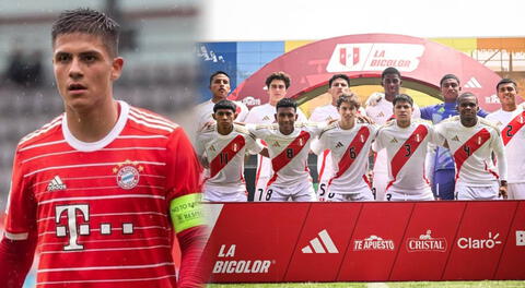 FPF contacta a ‘joya’ del Bayern Múnich y lo invita a amistoso de selección peruana sub-20: ¿puede jugar por la Bicolor?