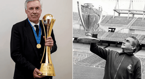 Carlo Ancelotti alcanza la cima como el entrenador más ganador del Real Madrid: superó a Miguel Muñoz con 15 títulos