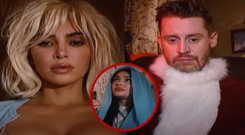 Kim Kardashian y Macaulay Culkin protagonizan una nueva y erótica versión de 'Santa Baby' por Navidad