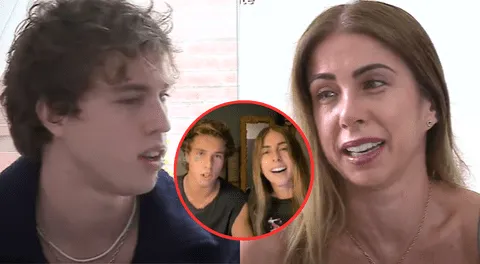 Fiorella Cayo enfurece con su hijo Facundo Oliva por faltarle el respeto en live de TikTok: "Siéntate, malcriado"