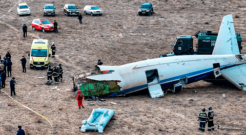 Misil ruso provocó accidente del avión de Azerbaijan Airlines que dejó 38 muertos, según Gobierno azerbaiyano