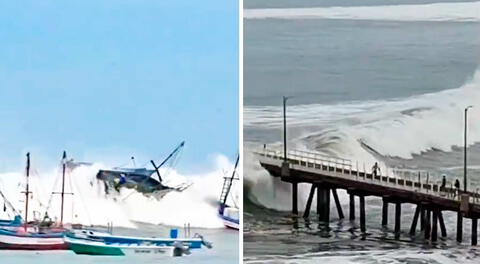 Inundación en norte de Perú por maretazo: playas de Piura y Tumbes se desbordan por fuertes oleajes