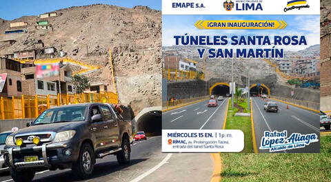 Municipalidad de Lima anuncia “inauguración” de túneles que ya operan desde hace 9 años