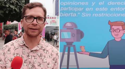 Henry Spencer vuelve a Plaza San Miguel tras polémica y sorprende con reacción por cartel de la Municipalidad: "Un meme"