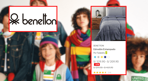 Benetton lanza remate de ropa, mochilas y miles de productos en Perú con más del 70% de descuento tras cierre de más de 400 tiendas