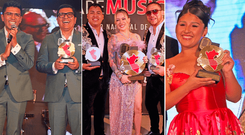 Grupo 5, Daniela Darcourt, Corazón Serrano, Leslie Shaw, Deyvis Orosco y más artistas triunfan en los Premios Cape Música 2025