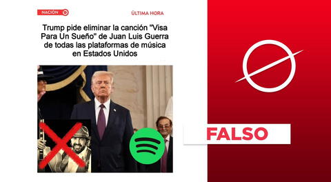 Donald Trump no pidió eliminar la canción "Visa para un sueño" de Juan Luis Guerra en Estados Unidos