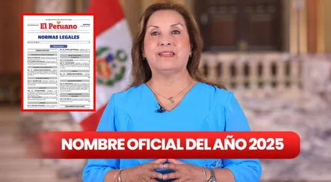 ¿Cómo se llama el año 2025 en Perú? Conoce el decreto oficial del Gobierno