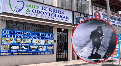 Delincuentes detonan explosivo en puerta de clínica dental con familia y menores dentro en Villa El Salvador