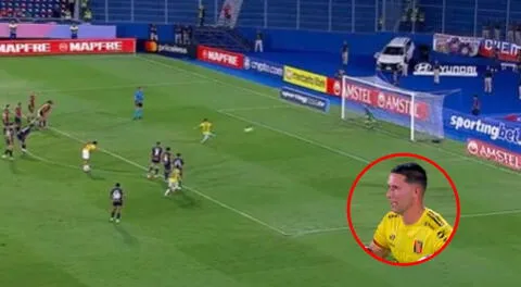 Tomás Martínez anotó de penal y puso el 1-1 ante Melgar Cerro Porteño en Paraguay por Copa Libertadores