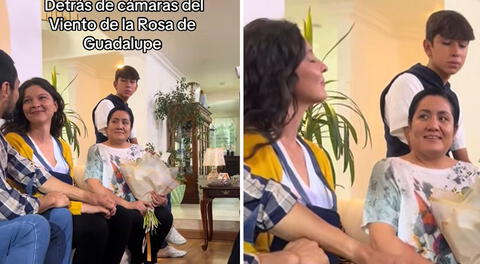 Filtran cómo se graba la escena del aire de 'La rosa de Guadalupe': "Se aguantan la risa"