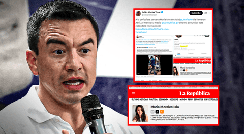 Denuncian uso indebido del nombre de experiodista de La República en las elecciones de Ecuador