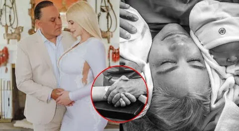 Dailyn Curbelo sorprende al compartir fotos de su parto y muestra el apoyo de Mauricio Diez Canseco: “El día más hermoso de mi vida”