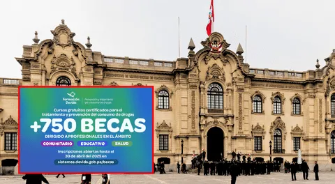 Gobierno ofrece más de 750 becas para cursos de prevención y tratamiento del consumo de drogas: aplica antes del 30 de abril