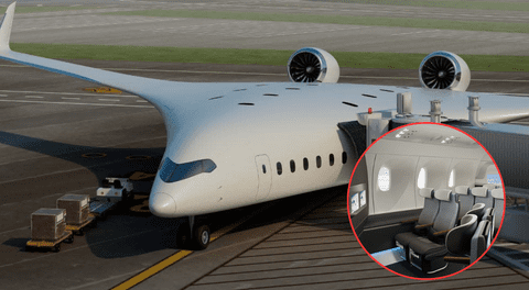 El avión del futuro que prepara United Airlines para 2030: podrá llevar 250 pasajeros y será como "una sala de estar en el cielo"