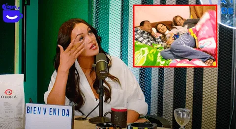 Angie Arizaga llora al revelar la separación de sus padres: “Duele más cuando eres grande”