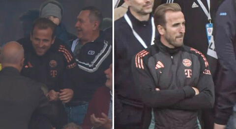 Harry Kane bajó al campo para celebrar el primer título con Bayern Múnich y le empataron a los 95': todavía no rompe la maldición