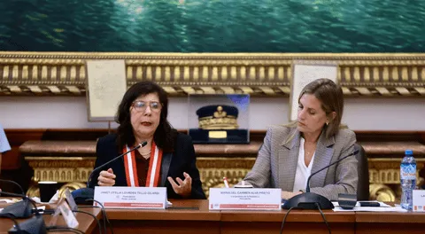 Janet Tello criticó que el Senado elija a jueces supremos, pero María de Carmen Alva se opone: "Así era en los 80, estaba mi tío"