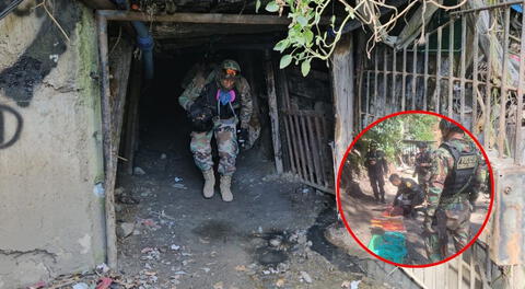 Pataz: Fuerzas especiales incursionan en socavón de mina Galindo y hallan explosivos y armas