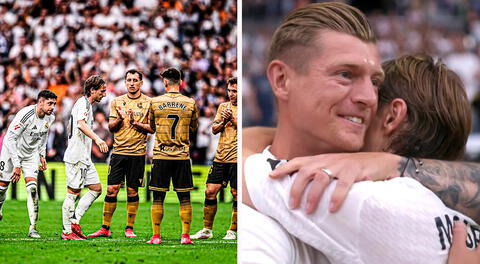 Luka Modric salió del Bernabéu por última vez como jugador del Real Madrid: se despidió entre lágrimas y tuvo inmortal abrazo con Toni Kroos