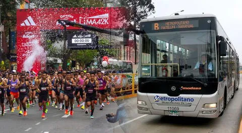 Metropolitano y Corredor Azul amplían horario por Maratón Lima 42k: revisa cuándo y en qué rutas