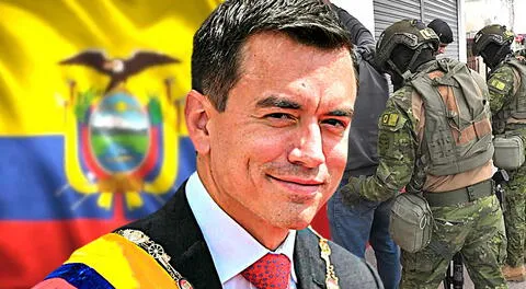 Noboa juró como presidente de Ecuador: "Salvamos a esta patria que ha sido saqueada, corrompida y secuestrada"
