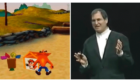 Cuando Steve Jobs jugó 'Crash Bandicoot 3' en una Mac: su emulador provocó la ira de PlayStation