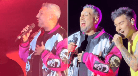 Ricardo Mendoza sorprende al cantar en vivo junto a Ezio Oliva en esperado regreso de Adammo