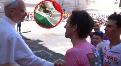 Isaac del Toro no ganó el Giro 2025, pero sí la bendición de León XIV: logró un hito único para México en el Vaticano