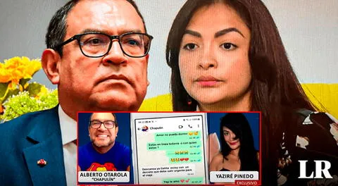 "Descansa ya, gatita": exponen nuevos chats amorosos atribuidos a Alberto Otárola y Yaziré Pinedo