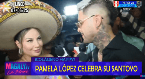 Novio de Pamela López le hace pasar bochornoso momento al darle ‘sorpresa’ por su cumpleaños 37
