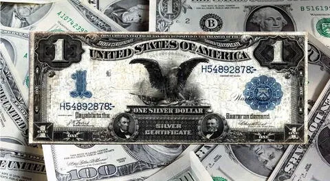 Este es el billete de US$1 impreso en 1899, conocido como ‘Águila Negra’ en EEUU: vale más de US$21.000