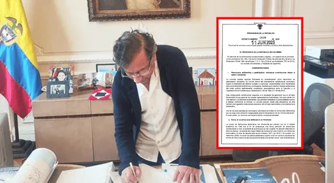 Gustavo Petro desafía al Senado y firma cuestionado decreto para convocar consulta popular sobre reforma laboral