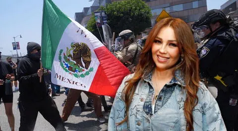 Thalía elige guardar silencio ante las redadas migratorias de ICE en EEUU mientras otros artistas mexicanos se pronuncian