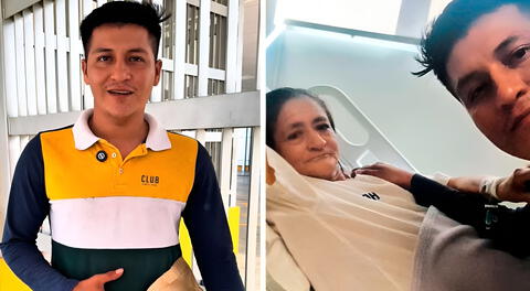 ¡Volvió a sonreír! Joven que perdió su trabajo por cuidar a su madre con diabetes en el hospital de Jaén encontró uno nuevo