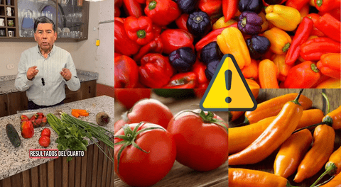 Jaime Delgado alerta sobre la presencia de pesticidas prohibidos en pimientos, tomates y ajíes comercializados en supermercados de Miraflores, La Molina y San Borja
