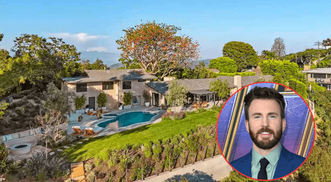 Chris Evans pone a la venta su lujosa casa en Hollywood Hills por 6 millones de euros