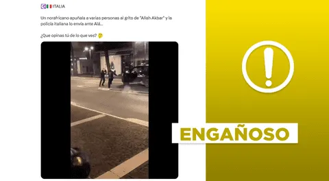 Este video de un supuesto inmigrante africano liquidado por la policía italiana no es actual