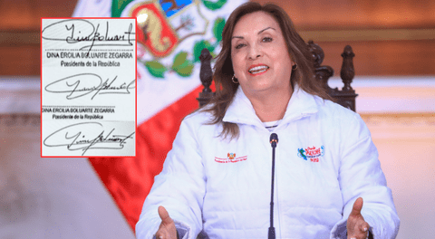 Dina Boluarte: hallan irregularidades en análisis de perito fiscal sobre 'firmas falsas' en decretos