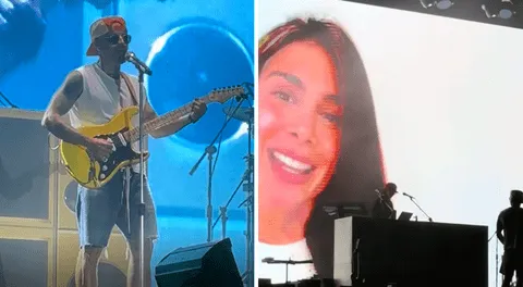 Greeicy impacta con emotiva sorpresa a Mike Bahía durante concierto en Perú por su cumpleaños: “Te mereces cosas enormes"