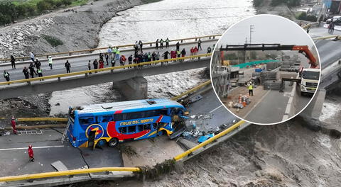 MTC revela cuándo estará listo el nuevo puente modular de Chancay tras casi 5 meses del colapso de la infraestructura