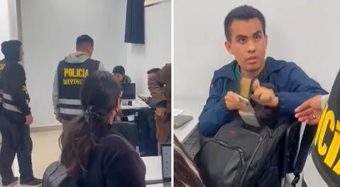 Detienen en plena clase a estudiante acusado de extorsionar a docente universitario en Trujillo