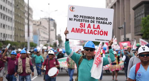 Reinfo: mineros artesanales seguirán movilizándose por la ampliación del registro sin restricciones