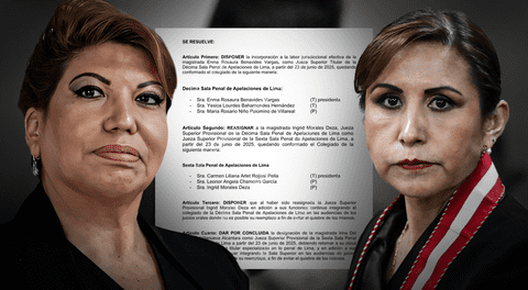 Enma Benavides: Corte de Lima le da la razón a JNJ y dispone la reincorporación de la hermana de Patricia Benavides en el PJ