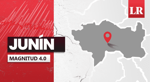 Temblor de magnitud 4.0 se sintió en Junín, según IGP