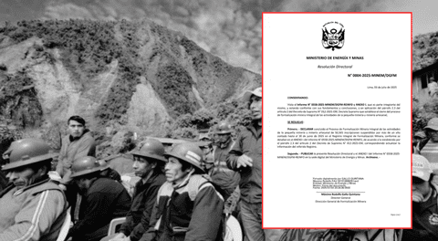 MINEM depura el Reinfo: más de 50.000 mineros quedan fuera y solo 31.000 seguirán el camino hacia la formalización